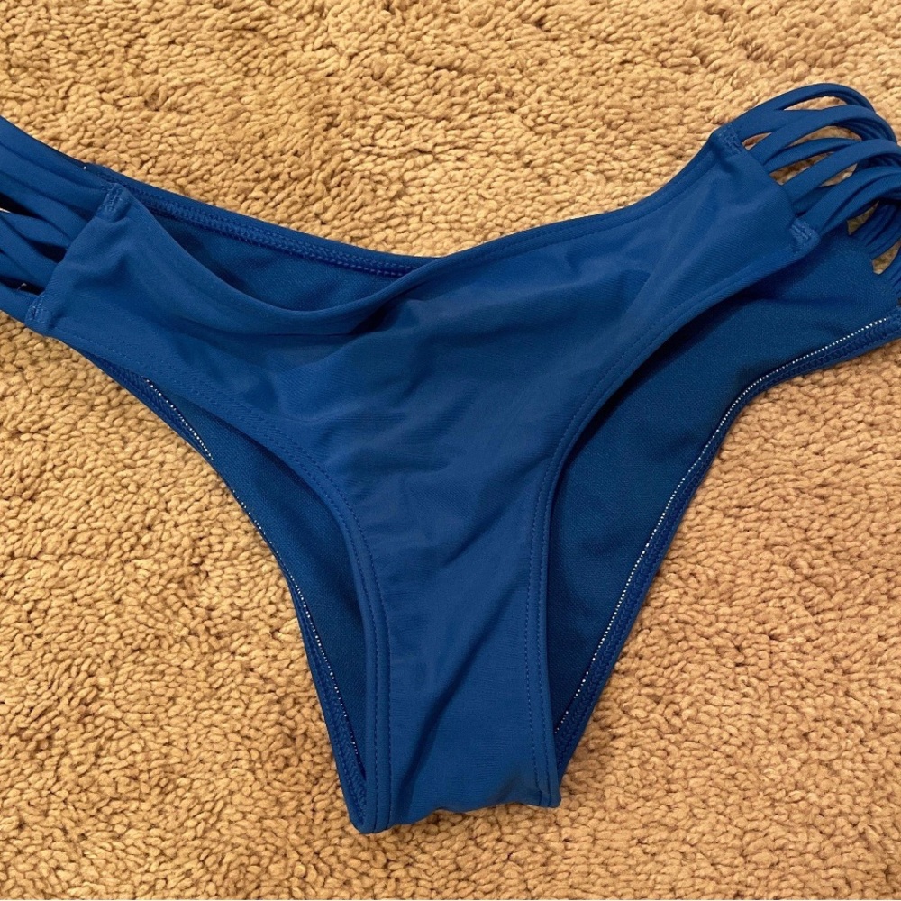 Blue Hollister Bikini Bottoms